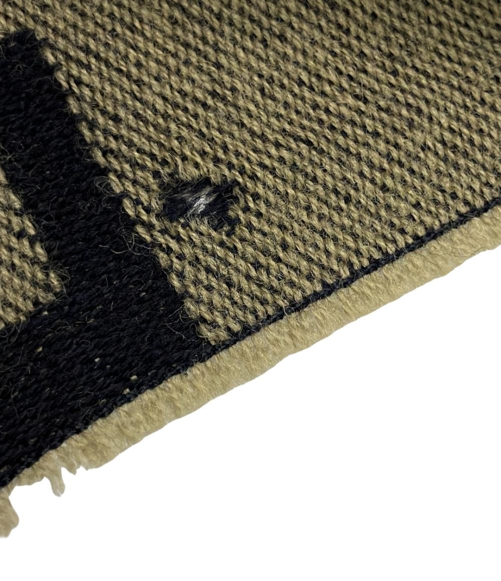 フェンディ マフラー ウール 100% ズッカ柄 ユニセックス FENDI