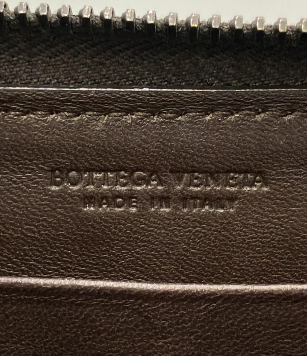 ボッテガヴェネタ ラウンドファスナー長財布 イントレチャート レディース BOTTEGAVENETA