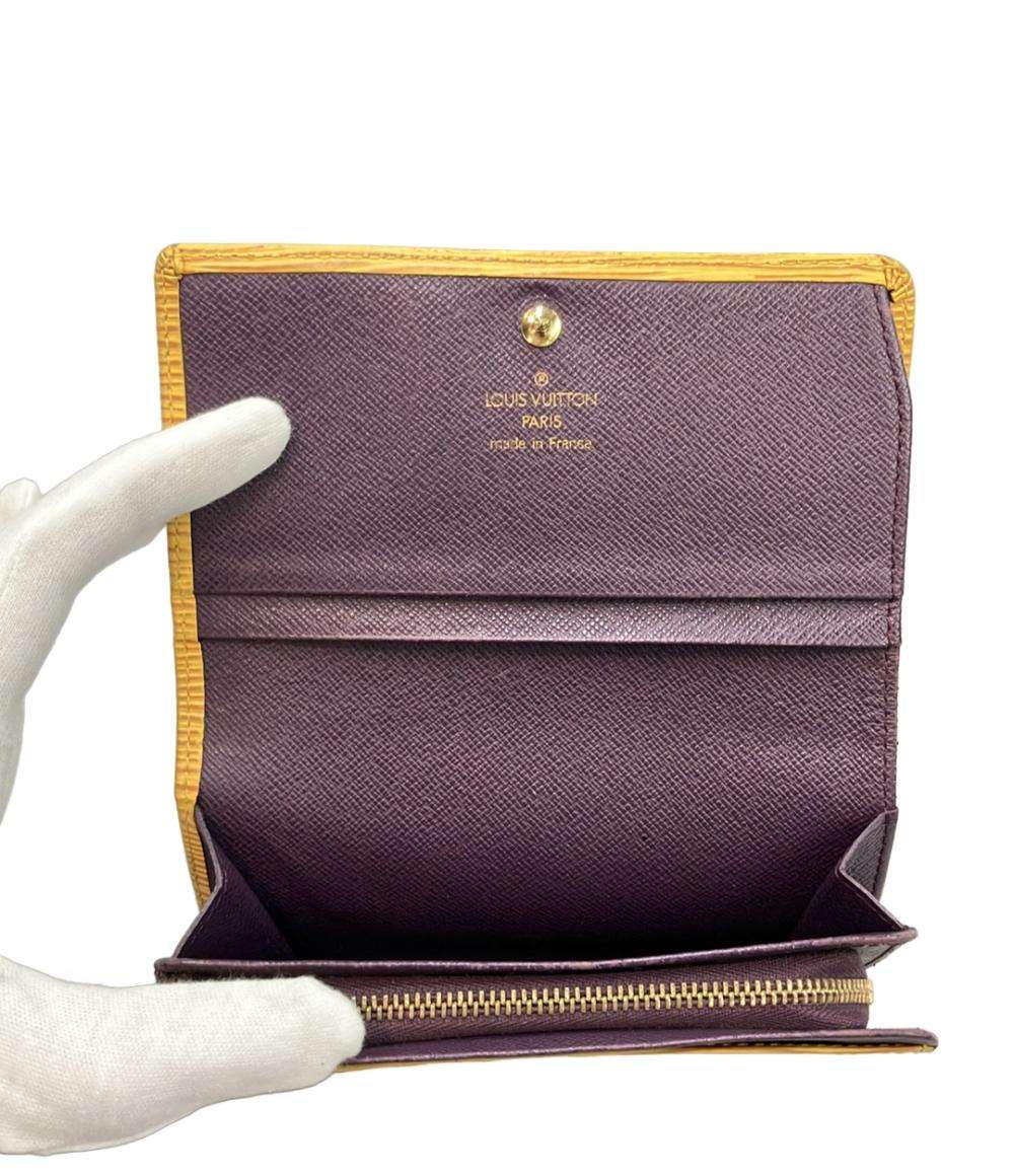 LOUIS VUITTON 二つ折り財布 ポルトモネ ビエ トレゾール エピ M63509