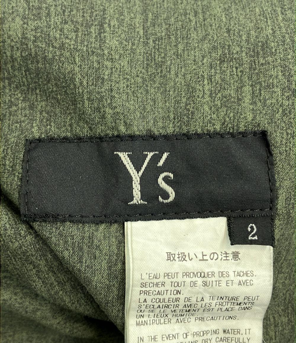 Y's ピグメントコーテッド アジャスタブルウエストオーバーオール メンズ ワイズ
