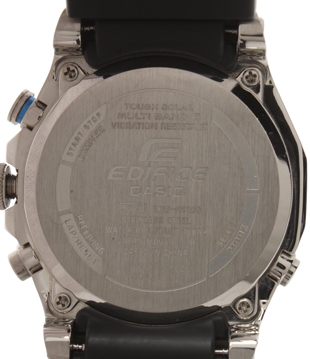 カシオ 腕時計 エディフィス EDIFICE ソーラー ブラック EQW-A1200B メンズ CASIO