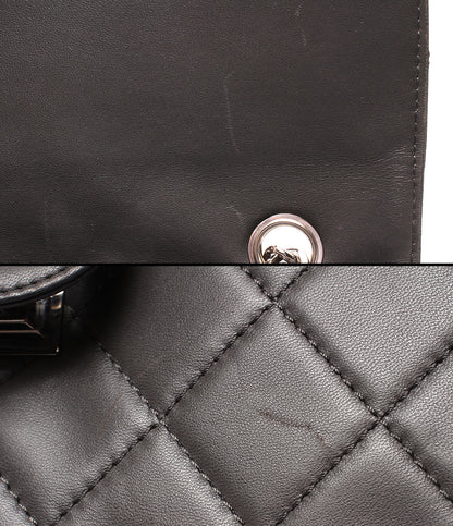 CHANEL チェーンショルダーバッグ シルバー金具 ラムスキン 16番台 肩掛け マトラッセ レディース シャネル