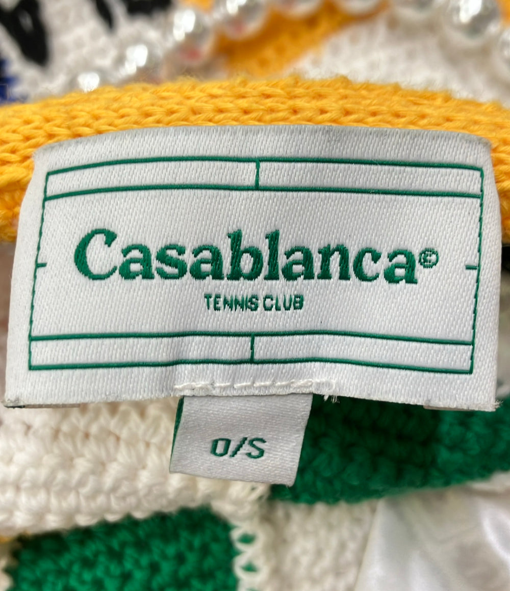 美品 Casablanca ハンドバッグ トートバッグ クロシェミニバッグ レディース カサブランカ