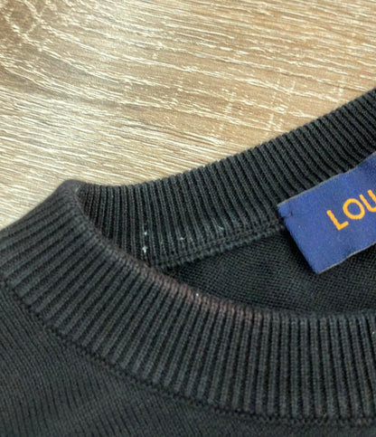 LOUIS VUITTON 半袖Tシャツ ニット ダミエストライプジャガードTシャツ RM211ZLWHKN86W メンズ SIZE M ルイ・ヴィトン