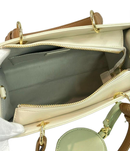 美品 アンドシュエット 2wayハンドバッグ ショルダーバッグ 斜め掛け レディース ＆ chouette