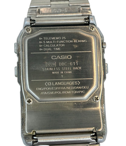 CASIO 腕時計 データバンク クオーツ DBC-611 メンズ カシオ