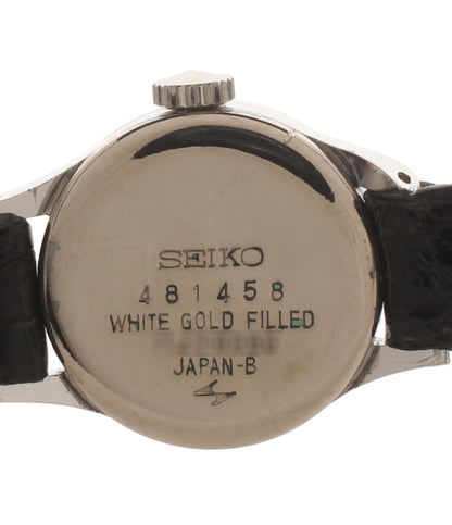 SEIKO 腕時計 手巻き ホワイト 1140－0060 レディース セイコー