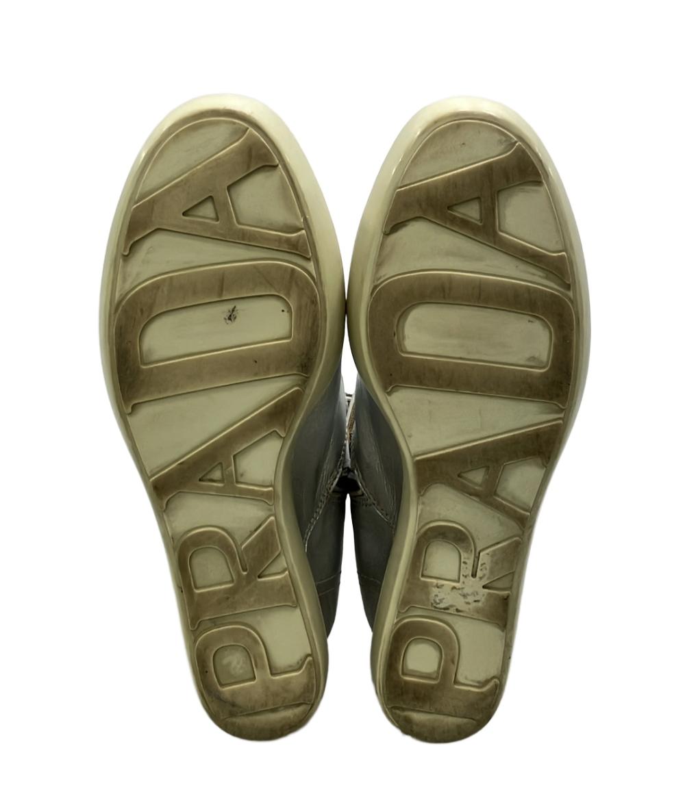 PRADA ハイカットスニーカー インヒール 3TZ015 レディース SIZE 36