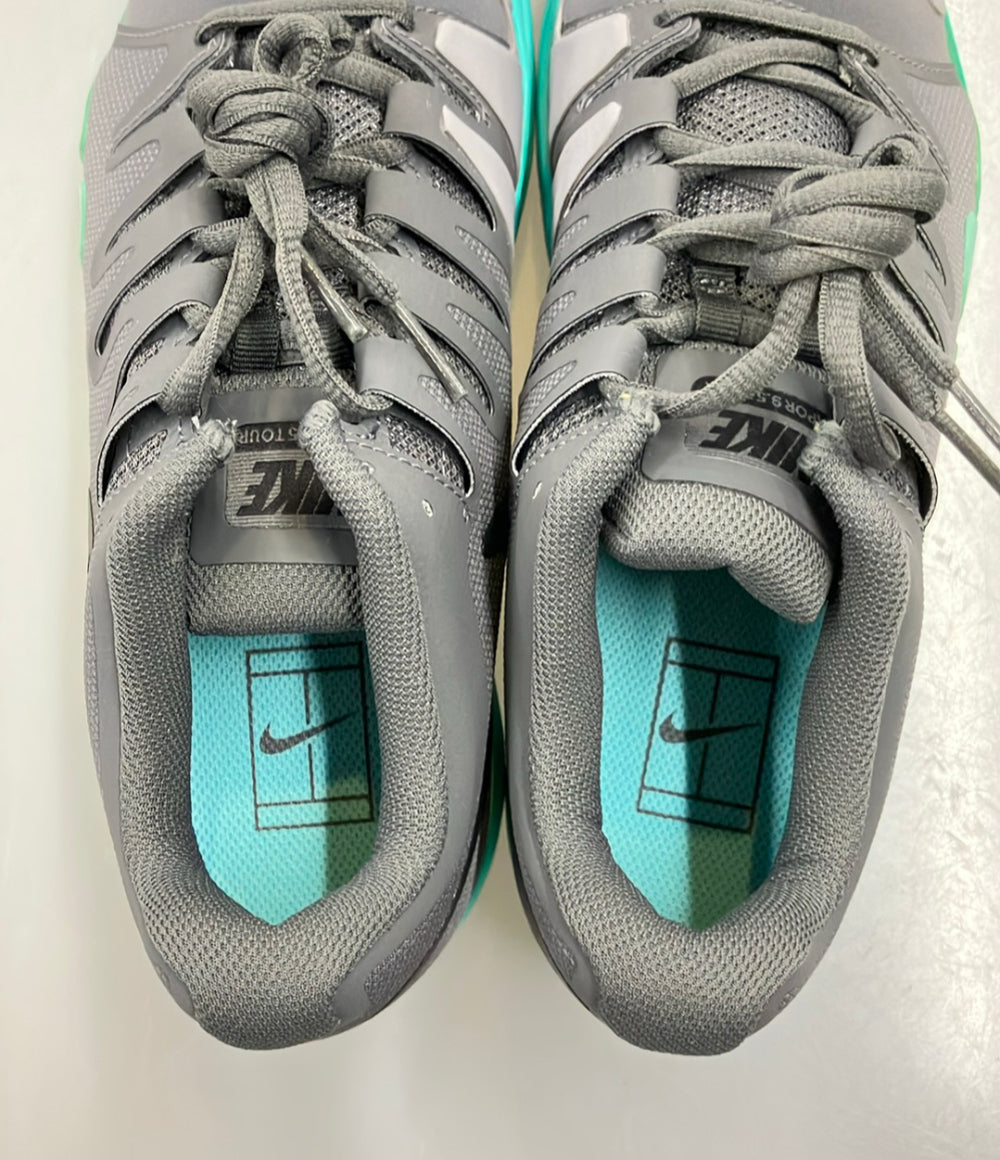 美品 NIKE ローカットスニーカー クレーコート テニスシューズ 631457-001 メンズ SIZE 25.5 (S) ナイキ