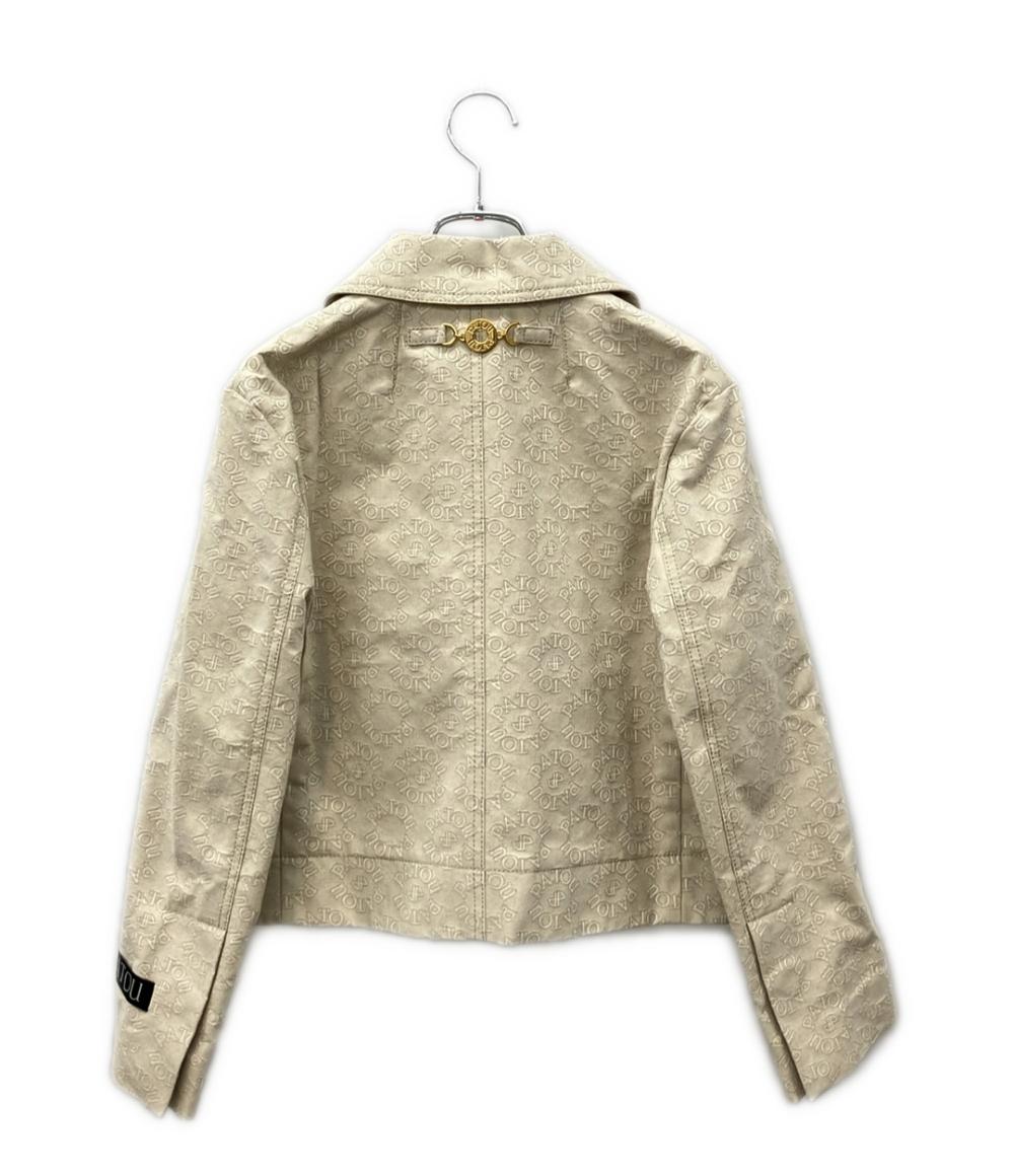 美品 PATOU ジャガードコットンショートジャケット 23S-JA029-0133 レディース SIZE 40 (L) パトゥ