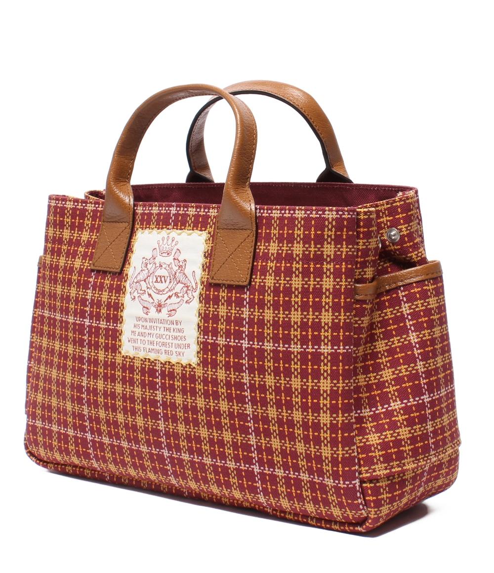 美品 GUCCI ハンドバッグ チルドレンズ チェック柄 トートバッグ 628159 レディース グッチ
