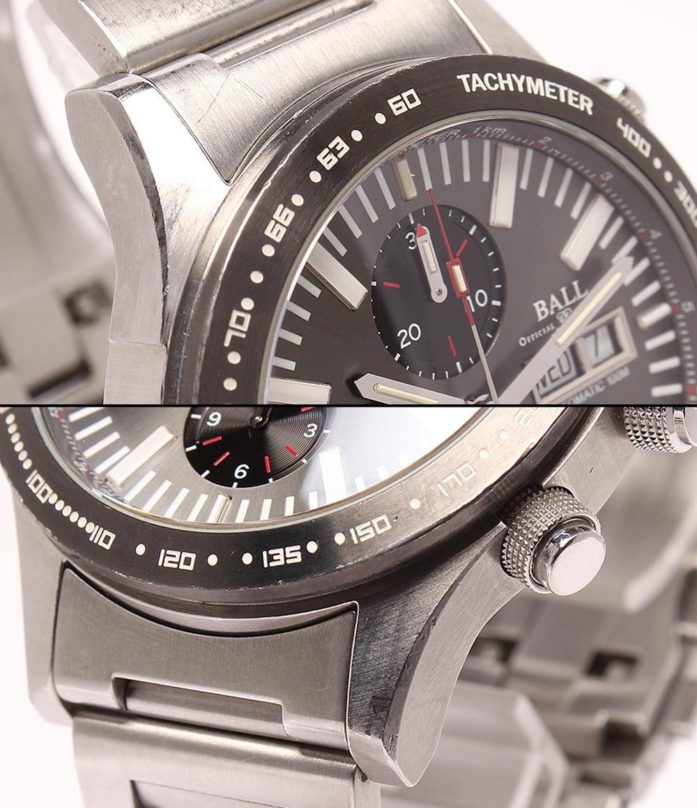 BALL WATCH 腕時計 クロノグラフ デイデイト ストークマン ストームチェイサーII 自動巻き グレー CM2092C-S1J-GY メンズ ボール