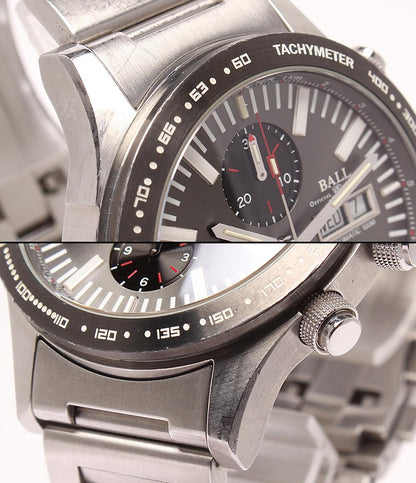 BALL WATCH 腕時計 クロノグラフ デイデイト ストークマン ストームチェイサーII 自動巻き グレー CM2092C-S1J-GY メンズ ボール