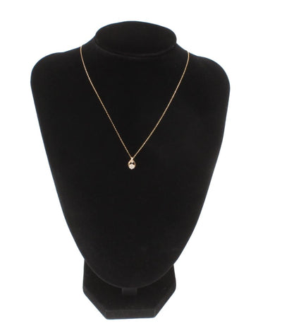 美品 ネックレス K18 ダイヤ 0.12ct レディース