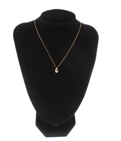 美品 ネックレス K18 ダイヤ 0.12ct レディース