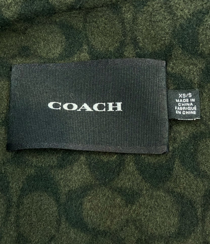 COACH ウールケープ ジップアップ シグネチャー CL278 レディース SIZE XS コーチ