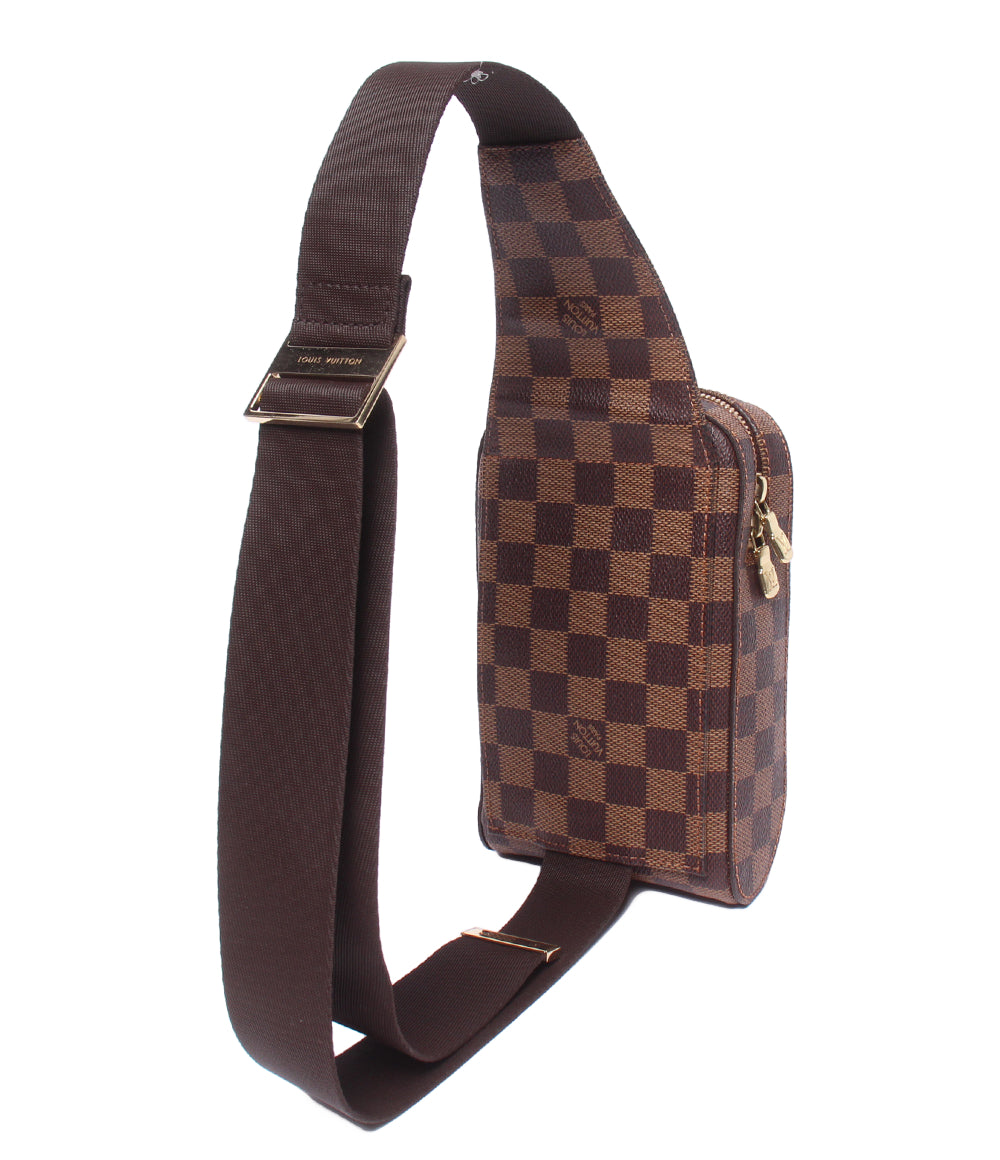 LOUIS VUITTON ボディバッグ ウエストポーチ ジェロニモス ダミエ エベヌ N51994 メンズ ルイ・ヴィトン