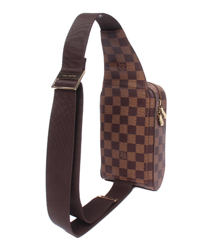 LOUIS VUITTON ボディバッグ ウエストポーチ ジェロニモス ダミエ エベヌ N51994 メンズ ルイ・ヴィトン