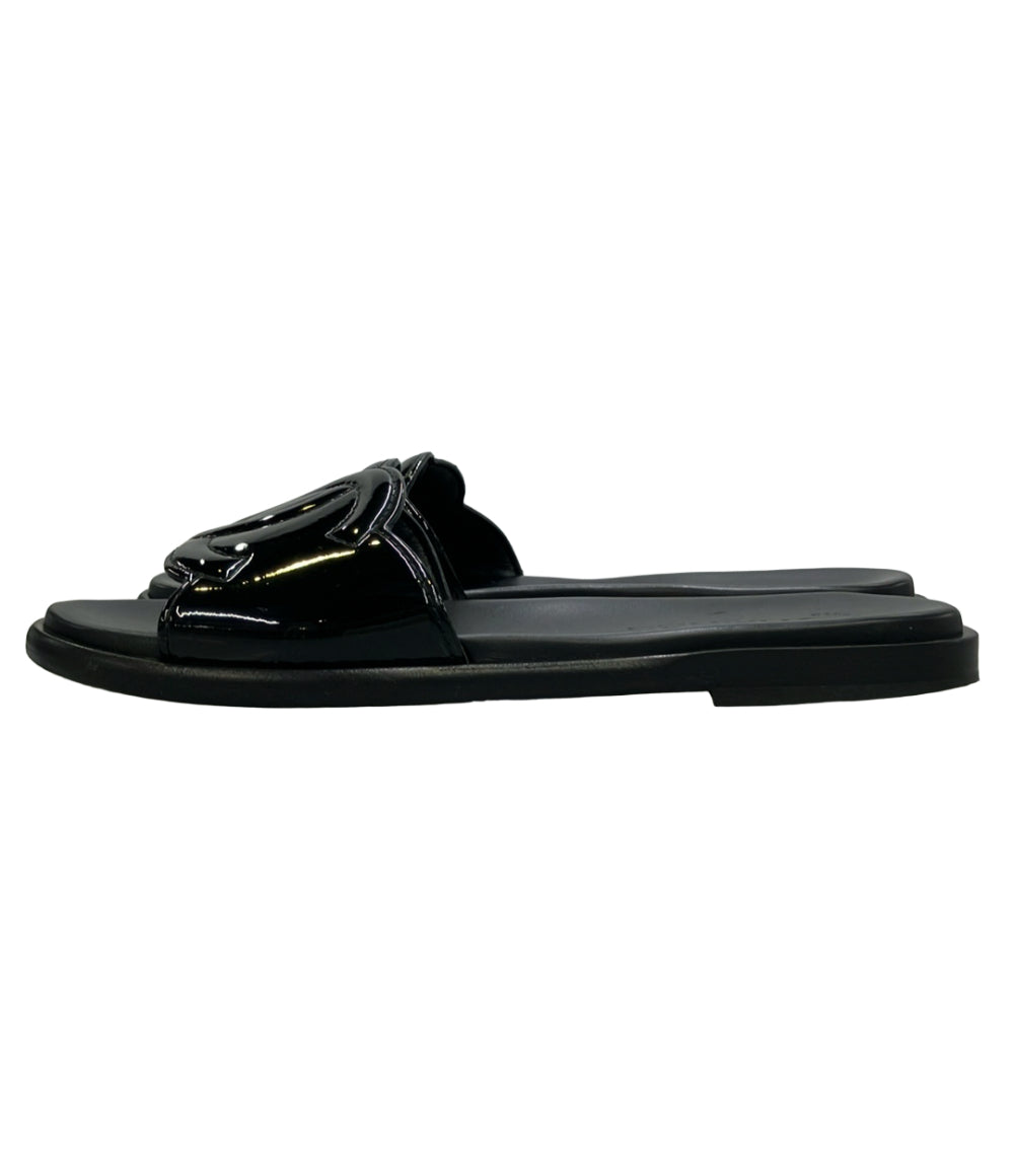 CHANEL エナメルフラットサンダル G32808 レディース SIZE 39 シャネル