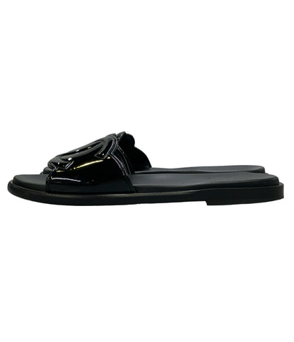 CHANEL エナメルフラットサンダル G32808 レディース SIZE 39 シャネル