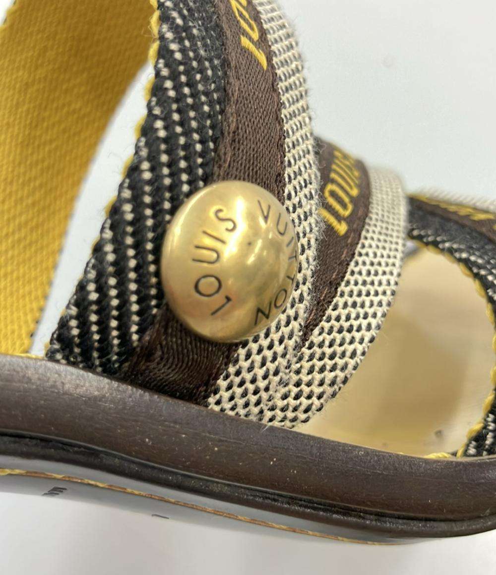 訳あり LOUIS VUITTON サンダル レディース SIZE 34 22(cm) ルイ・ヴィトン