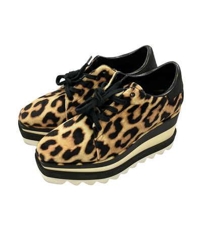 Stella McCartney ローカットスニーカー 厚底 ヒョウ柄 レディース SIZE 34 (XS) ステラマッカートニー