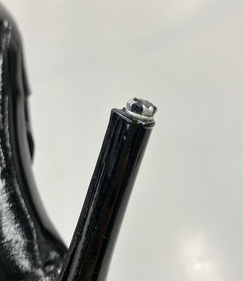 訳あり Salvatore Ferragamo パンプス エナメル レザー レディース SIZE 6 1/2 サルヴァトーレフェラガモ