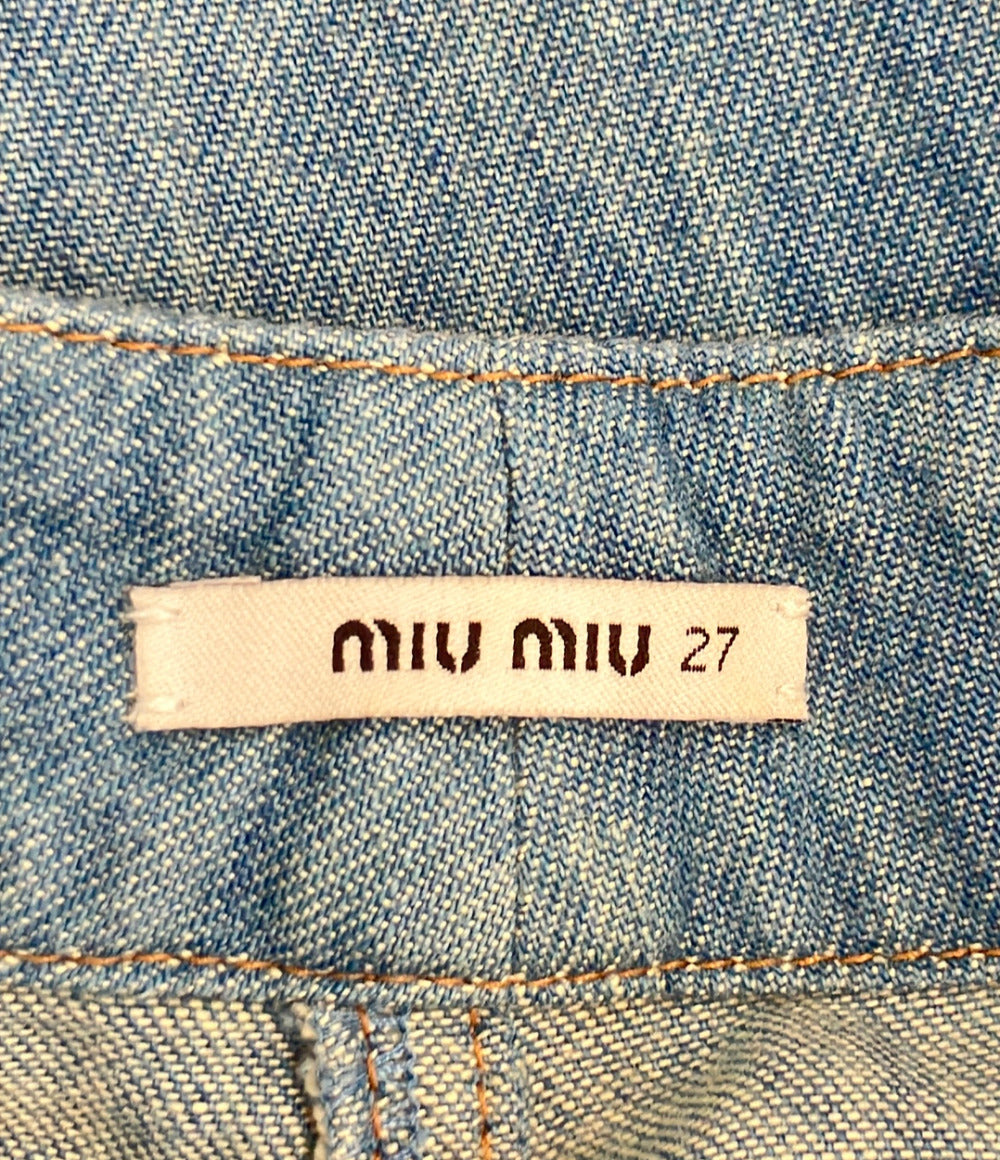 Miu Miu デニム パンツ GWP177 レディース SIZE 27 ミュウ ミュウ