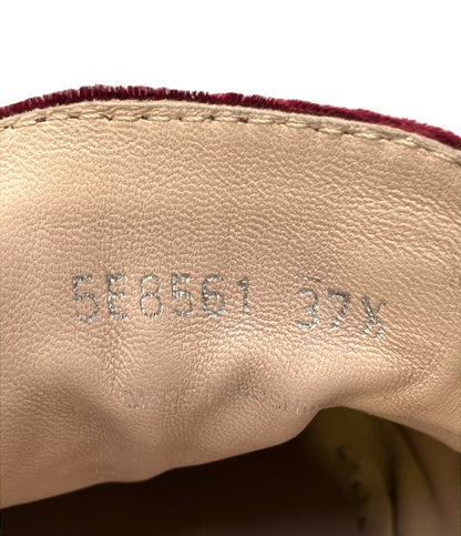 Miu Miu ローカットスニーカー ビジュー ベロア 5E8561 レディース SIZE 37.5 ミュウ ミュウ