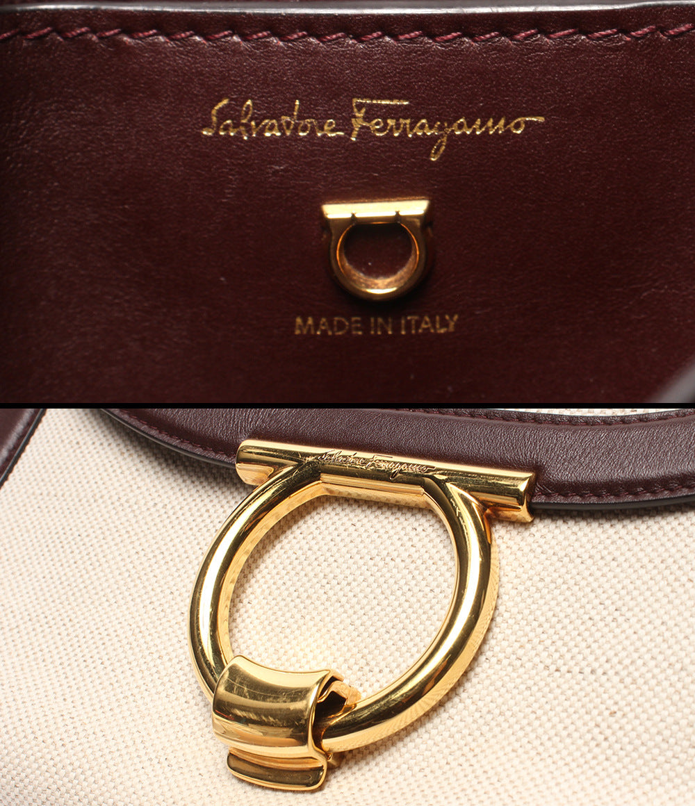 Salvatore Ferragamo 2wayショルダーバッグ ハンドバッグ 斜め掛け ガンチーニ レディース サルヴァトーレフェラガモ