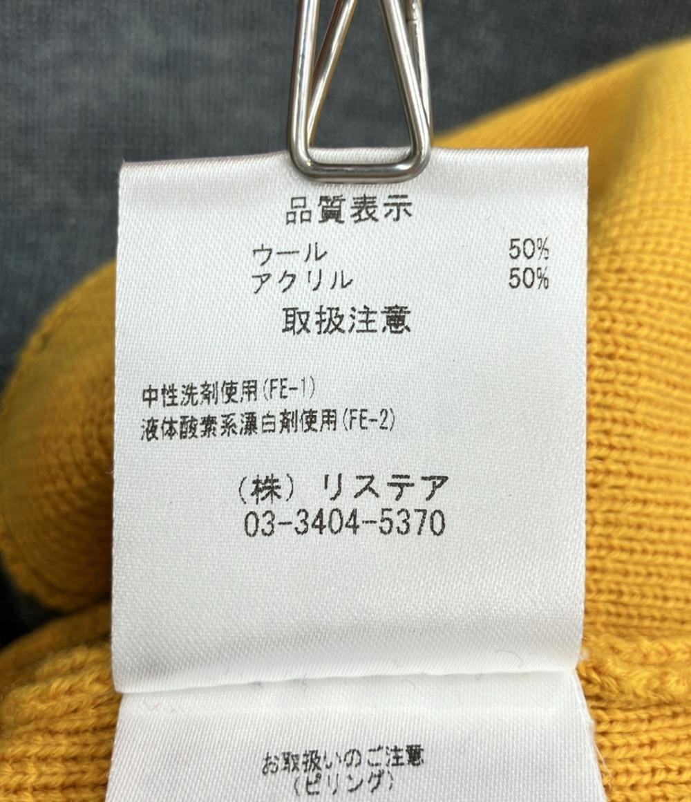 美品 ルシェルブルー 長袖ニットワンピース レディース SIZE 36 (S) LE CIEL BLEU
