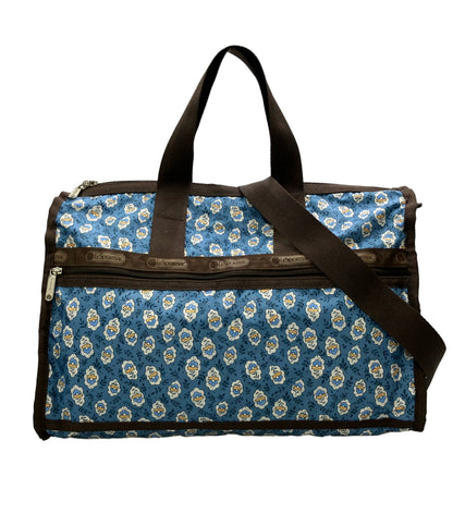 美品 LeSportsac 2way ボストンバッグ ショルダーバッグ 斜め掛け 花柄 レディース レスポートサック