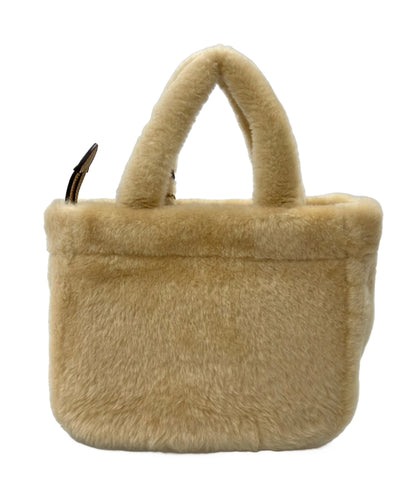 美品 COACH 2way ハンドバッグ ショルダーバッグ 斜め掛け ファー CM576 レディース コーチ
