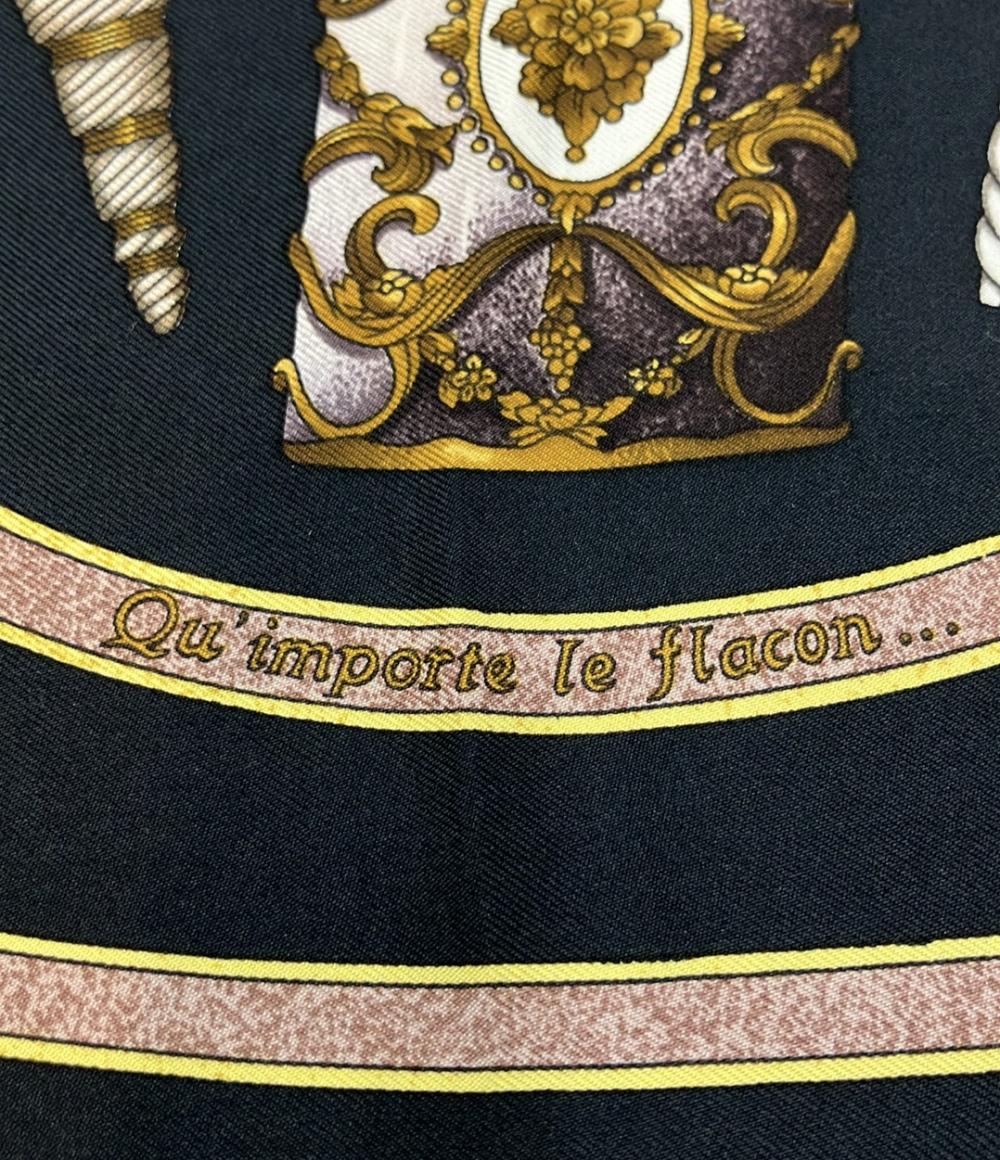 HERMES スカーフ シルク100% カレ90 Qu importe le flacon レディース エルメス