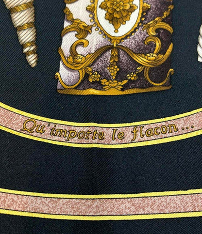 HERMES スカーフ シルク100% カレ90 Qu importe le flacon レディース エルメス