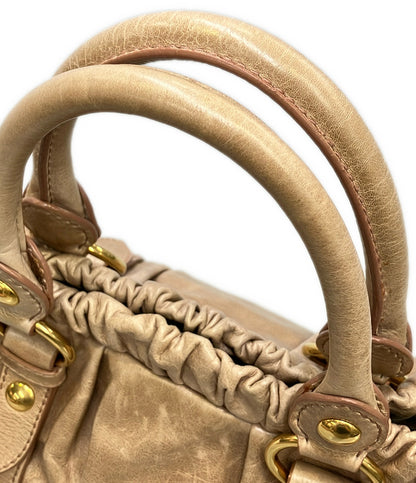 Miu Miu 2way ハンドバッグ ショルダーバッグ 斜め掛け レディース ミュウ ミュウ