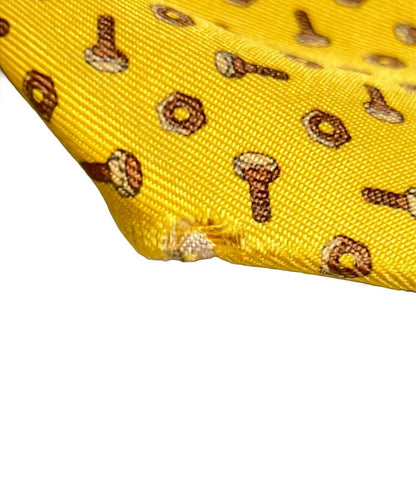 HERMES ネクタイ シルク100% メンズ エルメス