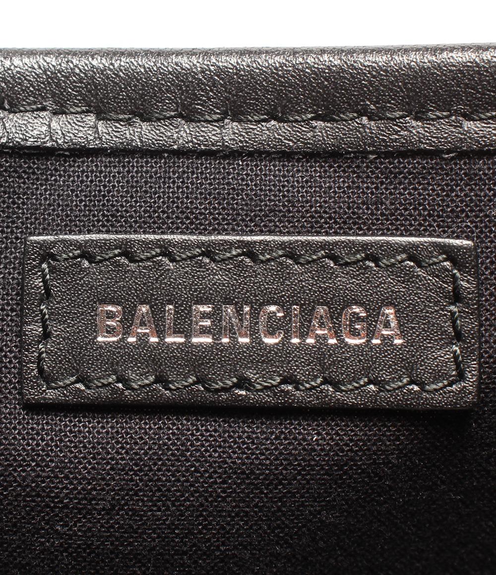 美品 バレンシアガ 2wayハンドバッグ ショルダーバッグ 斜め掛け NAVY CABAS 339933 KMZAN 9210 レディース BALENCIAGA