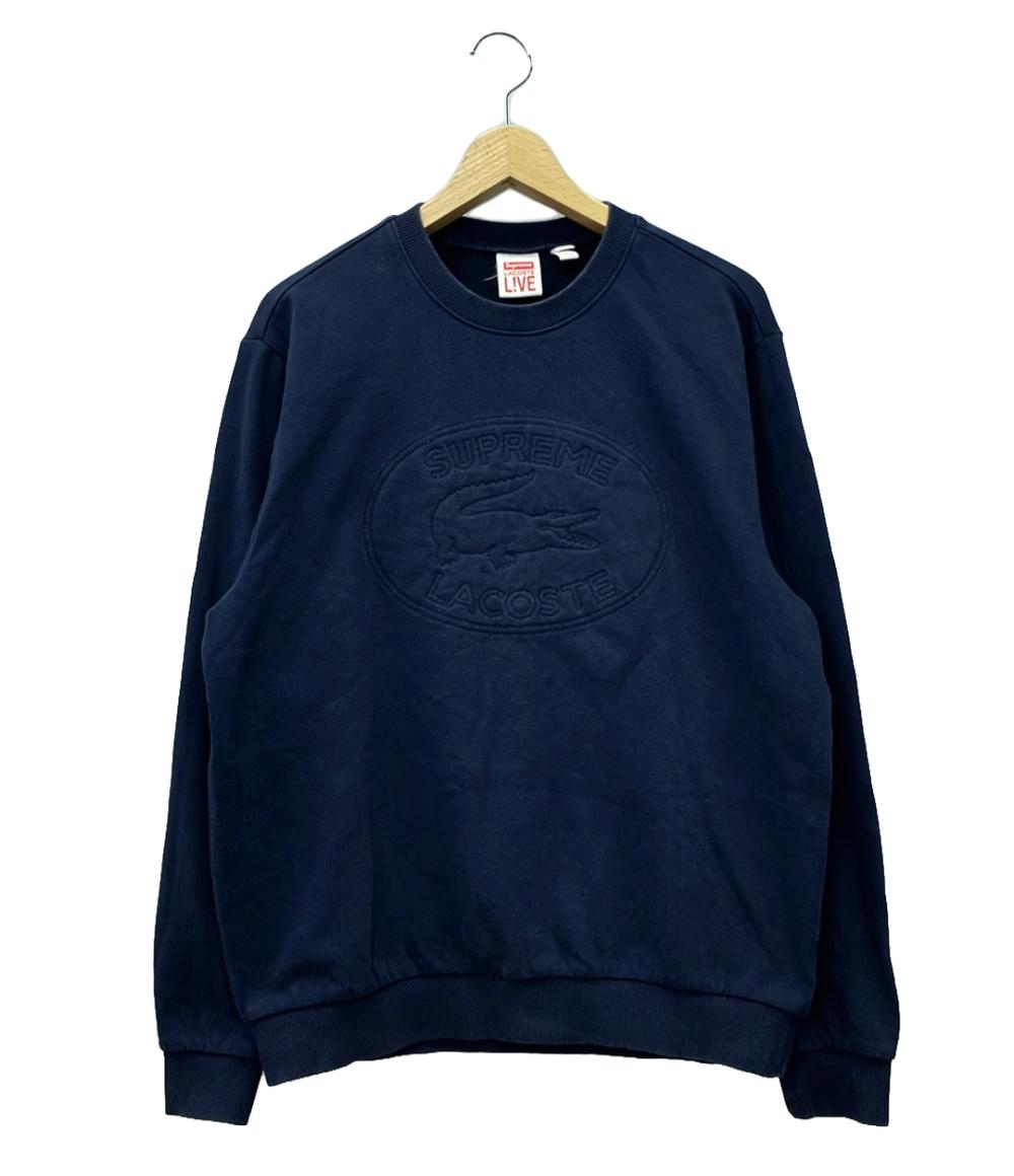 シュプリーム スウェットトレーナー xLACOSTE 裏起毛 メンズ SIZE L (L) Supreme