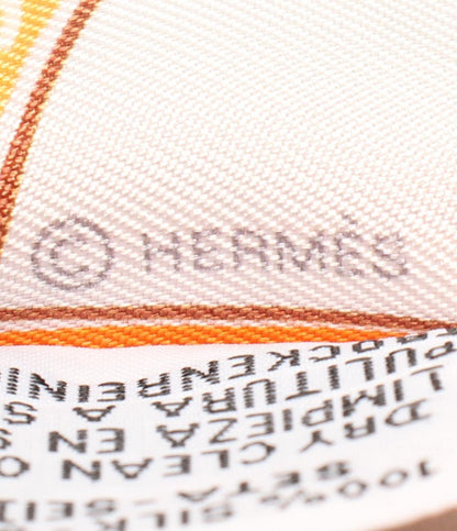 HERMES スカーフ ツイリー シルク100% Funny ice cream レディース エルメス