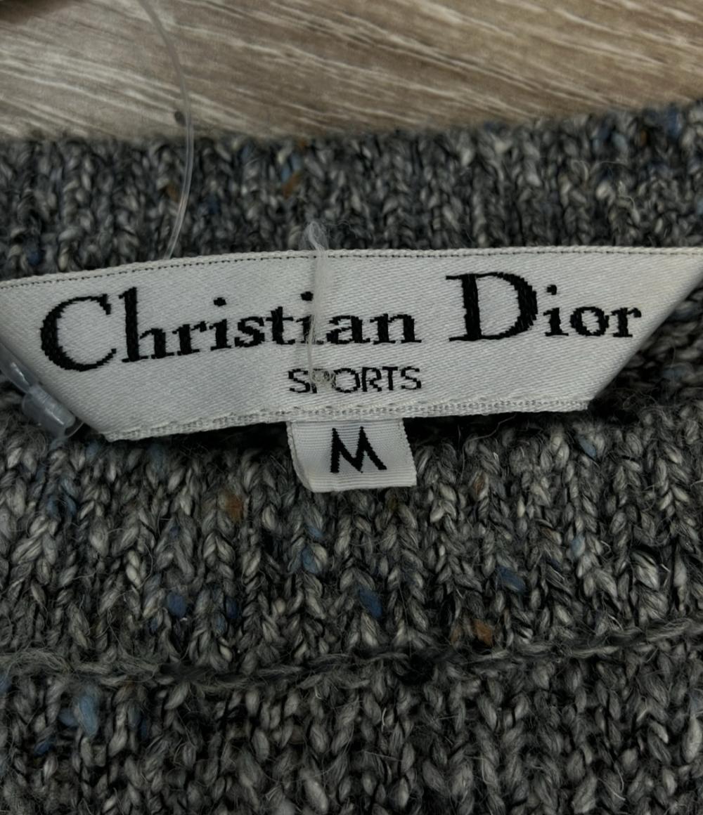 クリスチャンディオールスポーツ 長袖ニット 付属品付き 21-040-200-2110-2-0 レディース SIZE M Christian Dior SPORTS
