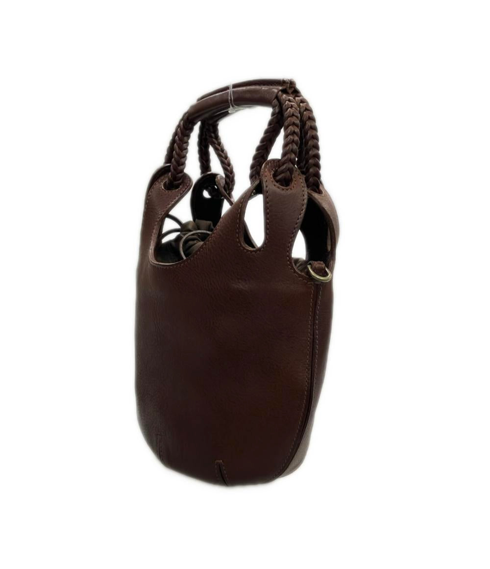 美品 ゲンテン 2wayハンドバッグ ショルダーバッグ 斜め掛け ピコエランテ レディース genten