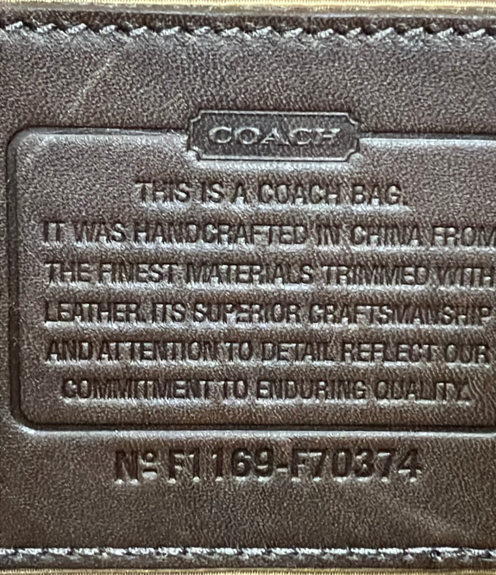 COACH ブリーフケース ビジネスバッグ レザー F70374 メンズ コーチ
