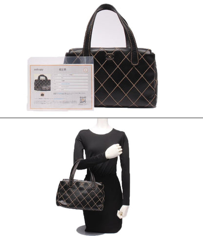 CHANEL ハンドバッグ 6番台 ワイルドステッチ レディース シャネル