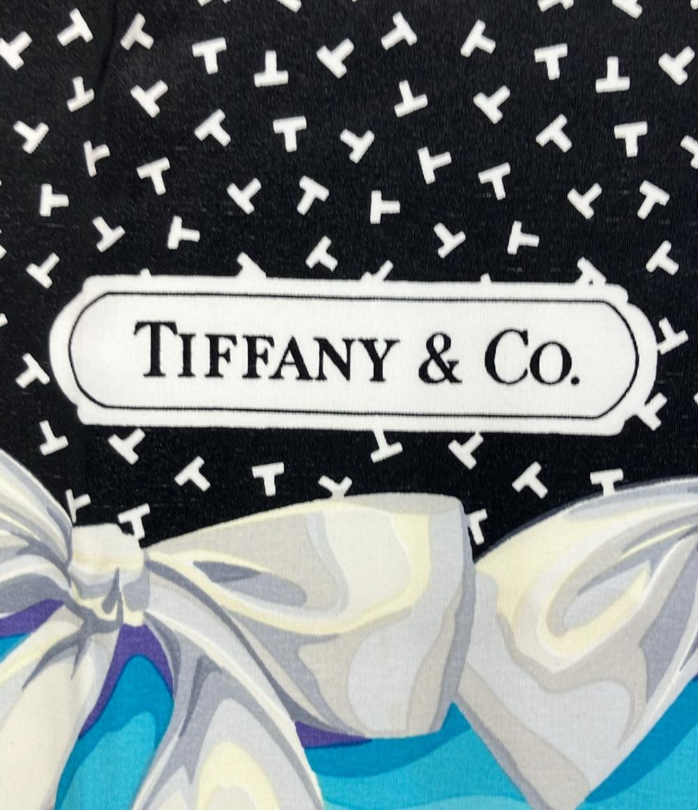 TIFFANY&Co. スカーフ シルク100% リボン柄 レディース ティファニー