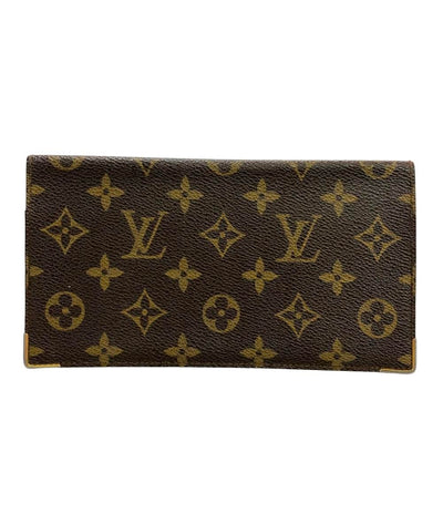 ルイ・ヴィトン 二つ折り長財布 ポルトシェキェ ダブル モノグラム M62223 メンズ LOUIS VUITTON