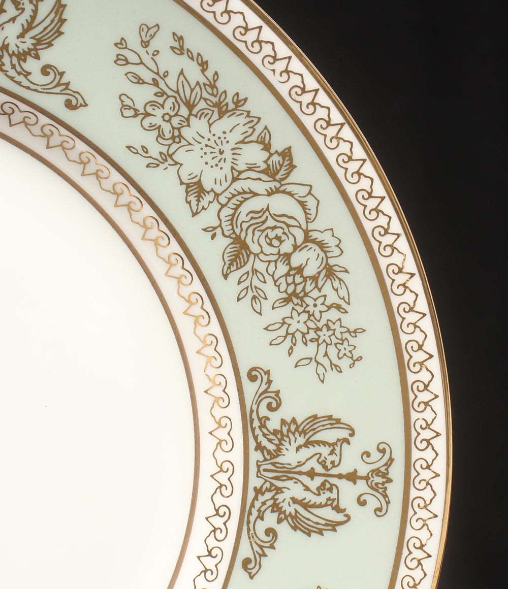 ウェッジウッド 美品 プレート 皿 18cm  コロンビア セージグリーン Columbia       WEDGWOOD