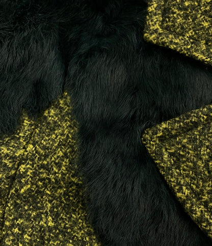 美品 ケンゾー ファー付コート ウサギ レディース SIZE 34 (M) KENZO