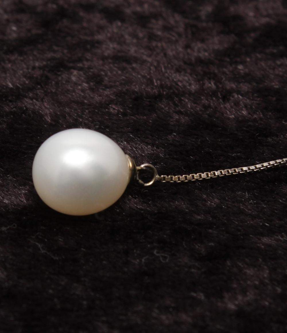 ピアス SV オーバルパール 8.5mm レディース