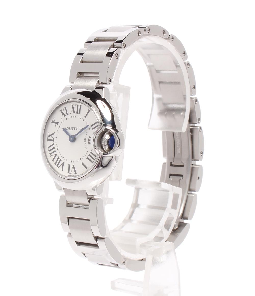 Cartier 腕時計 バロン ブルー ドゥ クオーツ 3009 レディース カルティエ
